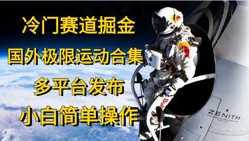 冷门赛道掘金，极限运动合集，多平台发布，小白简单操作-翌晨科技网