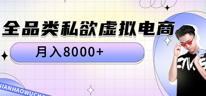 全品类私域虚拟电商，月入8000+-翌晨科技网