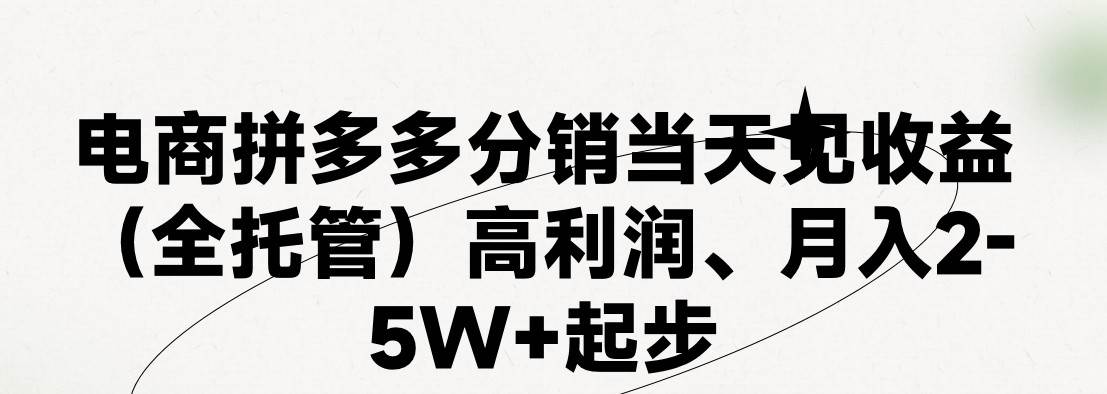 最新拼多多模式日入4K+两天销量过百单，无学费、 老运营代操作、小白福...-翌晨科技网