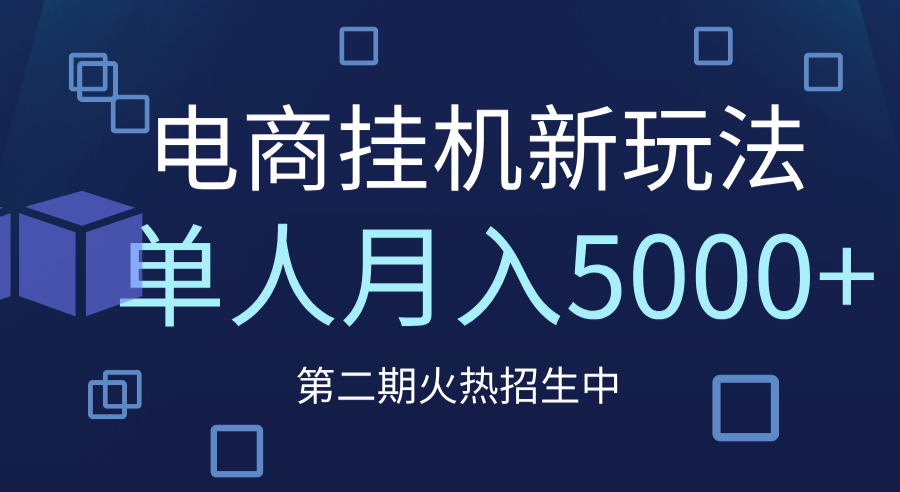 电商平台挂机新玩法，单人月入5000+攻略-翌晨科技网