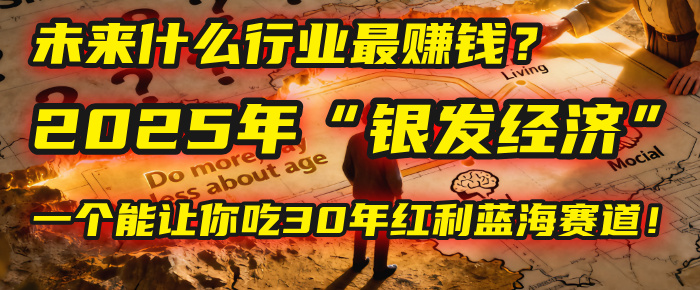 未来什么行业最赚钱？马哥揭秘2025年“银发经济”：一个能让你吃30年红利的蓝海赛道！-翌晨科技网