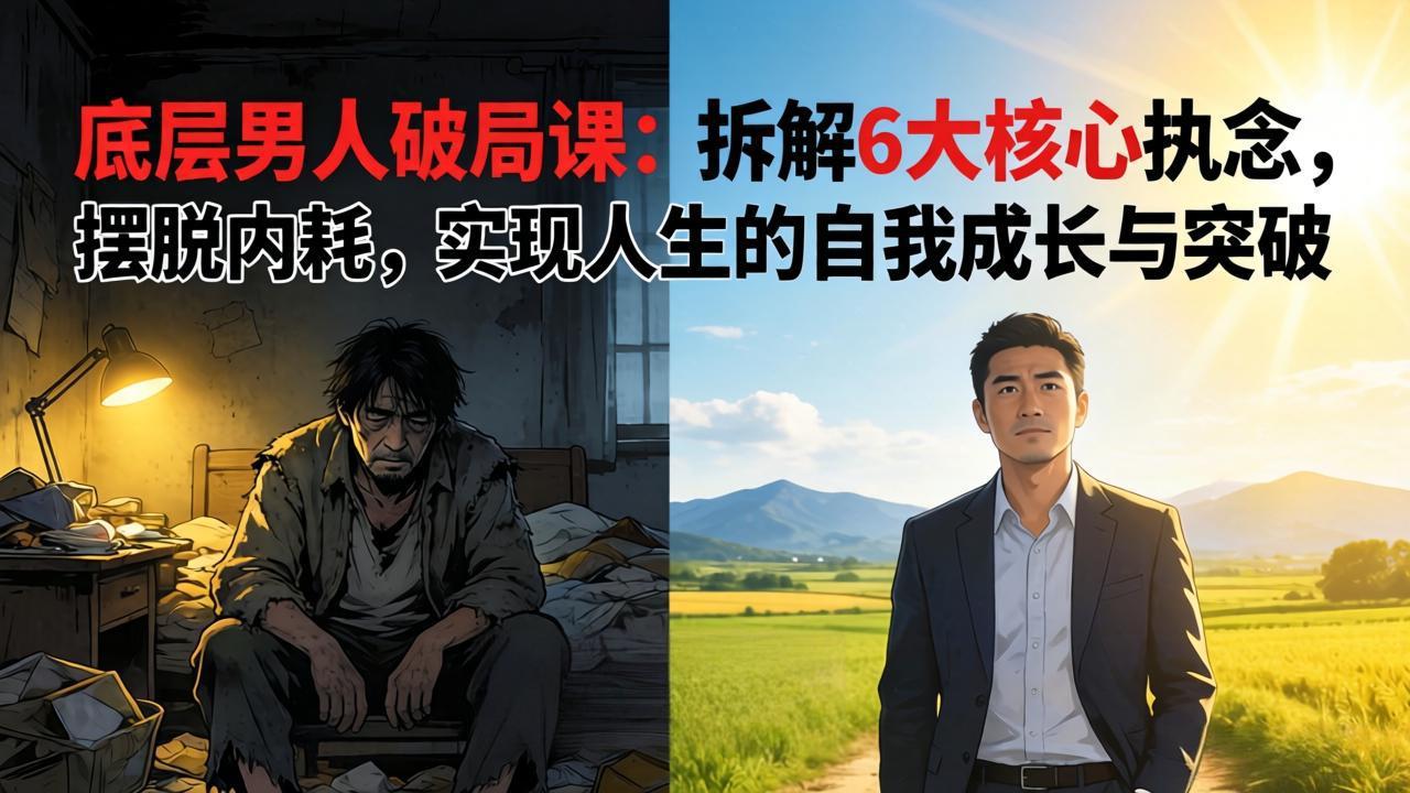 （17747期）付费文章：底层男人破局课：拆解 6 大核心执念，摆脱内耗，实现人生的自我成长与突破-翌晨科技网