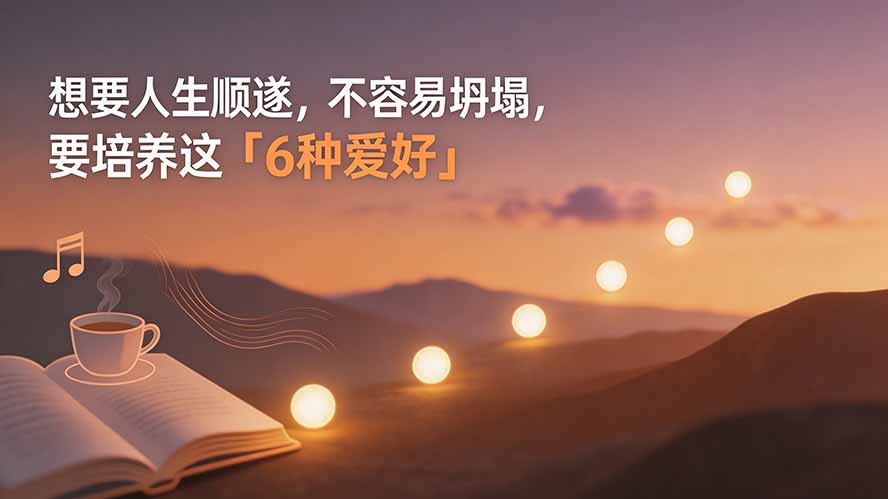 （19638期）付费文章：想要人生顺遂，不容易坍塌，要培养这6种爱好-翌晨科技网