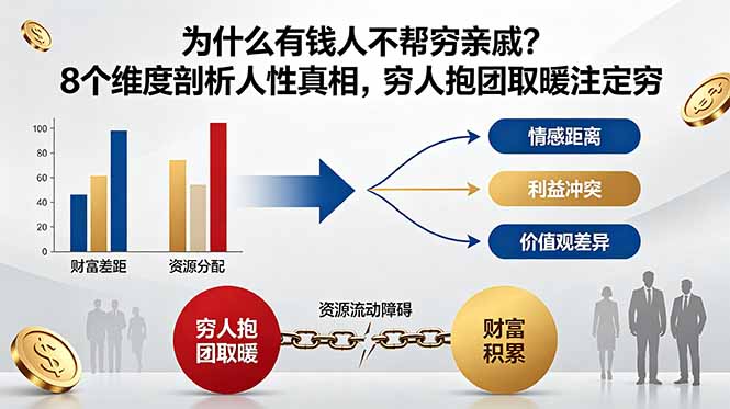 （18932期）付费文章：为什么有钱人不帮穷亲戚？8个维度剖析人性真相，穷人抱团取暖注定穷-翌晨科技网