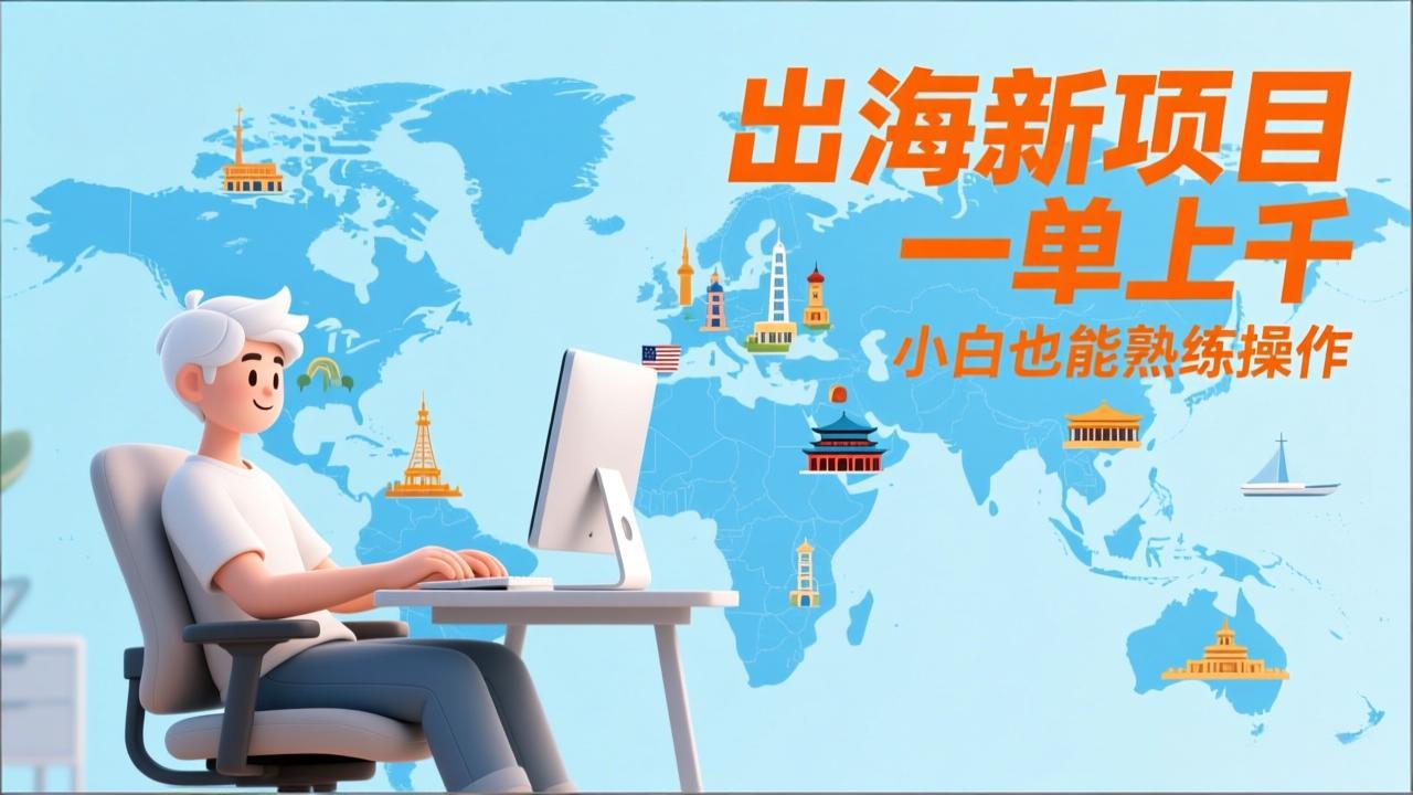 （17534期）出海新项目，一单上千，小白也能熟练操作-翌晨科技网