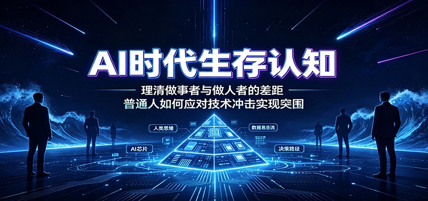 AI时代生存认知：理清做事者与做人者的差距，普通人如何应对技术冲击实现突围-翌晨科技网