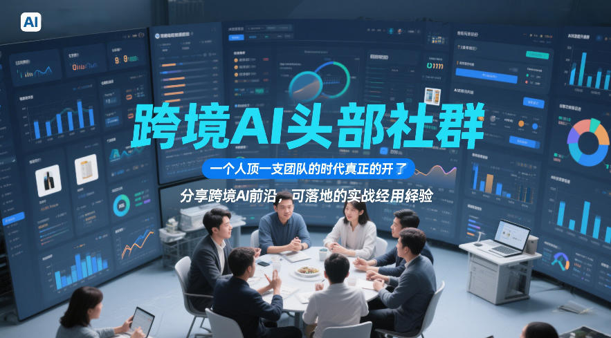 跨境AI头部社群，一个人顶一支团队的时代真正的开始了，分享跨境AI前沿，可落地的实战经验（更新5月11日）-翌晨科技网