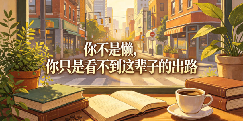 付费文章：你不是懒，你只是看不到这辈子的出路-翌晨科技网