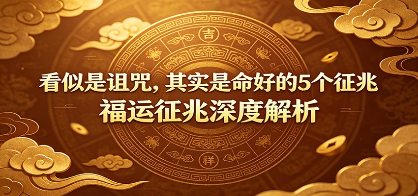 付费文章：《看似是诅咒，其实是命好的5个征兆》福运征兆深度解析-翌晨科技网