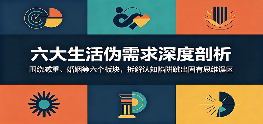 六大生活伪需求深度剖析：围绕减重、婚姻等六个板块，拆解认知陷阱跳出固有思维误区-翌晨科技网