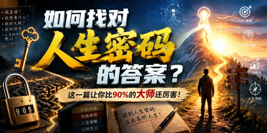 付费文章：如何找对人生密码的答案？这一篇让你比90%的大师还厉害！-翌晨科技网