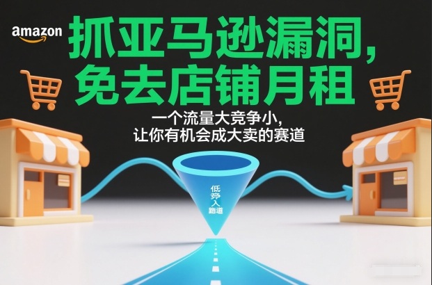 抓亚马逊漏洞，免去店铺月租，一个流量大竞争小，让你有机会成大卖的赛道-翌晨科技网