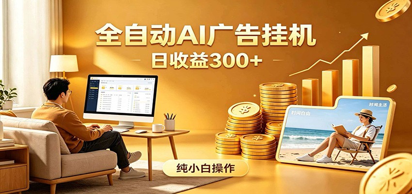 AI风口项目，全程解放双手，后台自动运行赚取收益，每天稳定收益300+-翌晨科技网