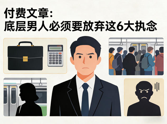 付费文章：底层男人必须要放弃这6大执念-翌晨科技网