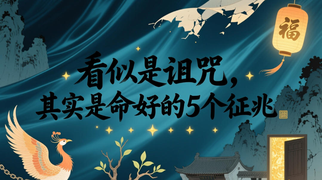 付费文章：看似是诅咒，其实是命好的5个征兆-翌晨科技网